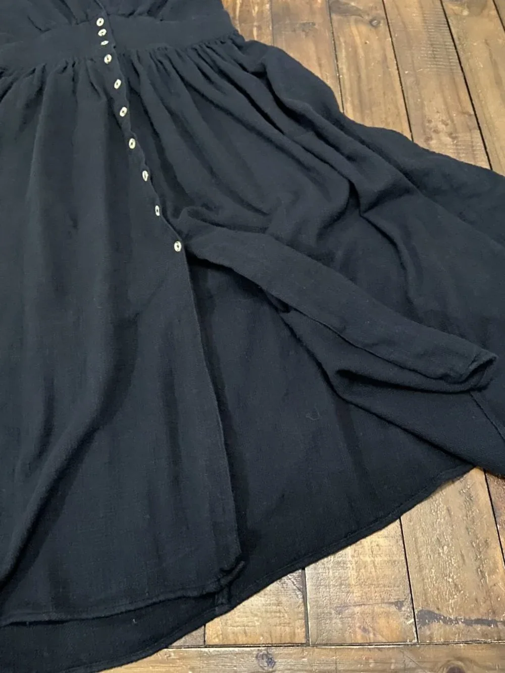 ✨ Free People "Love of My Life" Midi Dress - Black - Small✨ - Picture 9 of 12